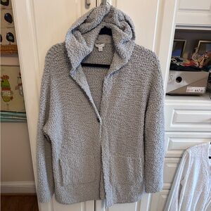Jjill sleep hooded house sweater, pockets, like new
